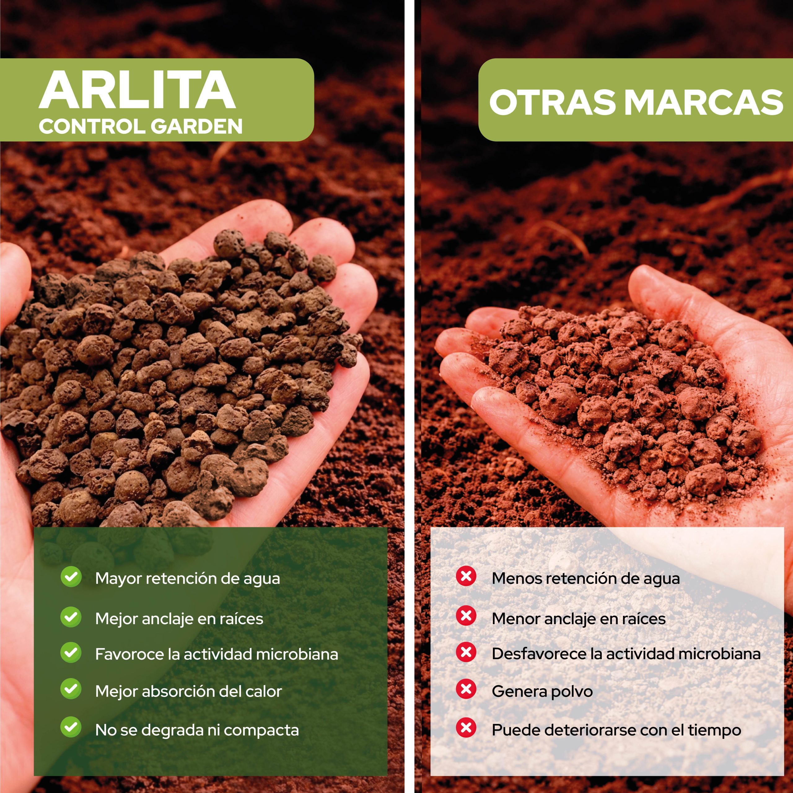 Arlita 20L sustrato bolas de arcilla expandida para plantas · foto 3