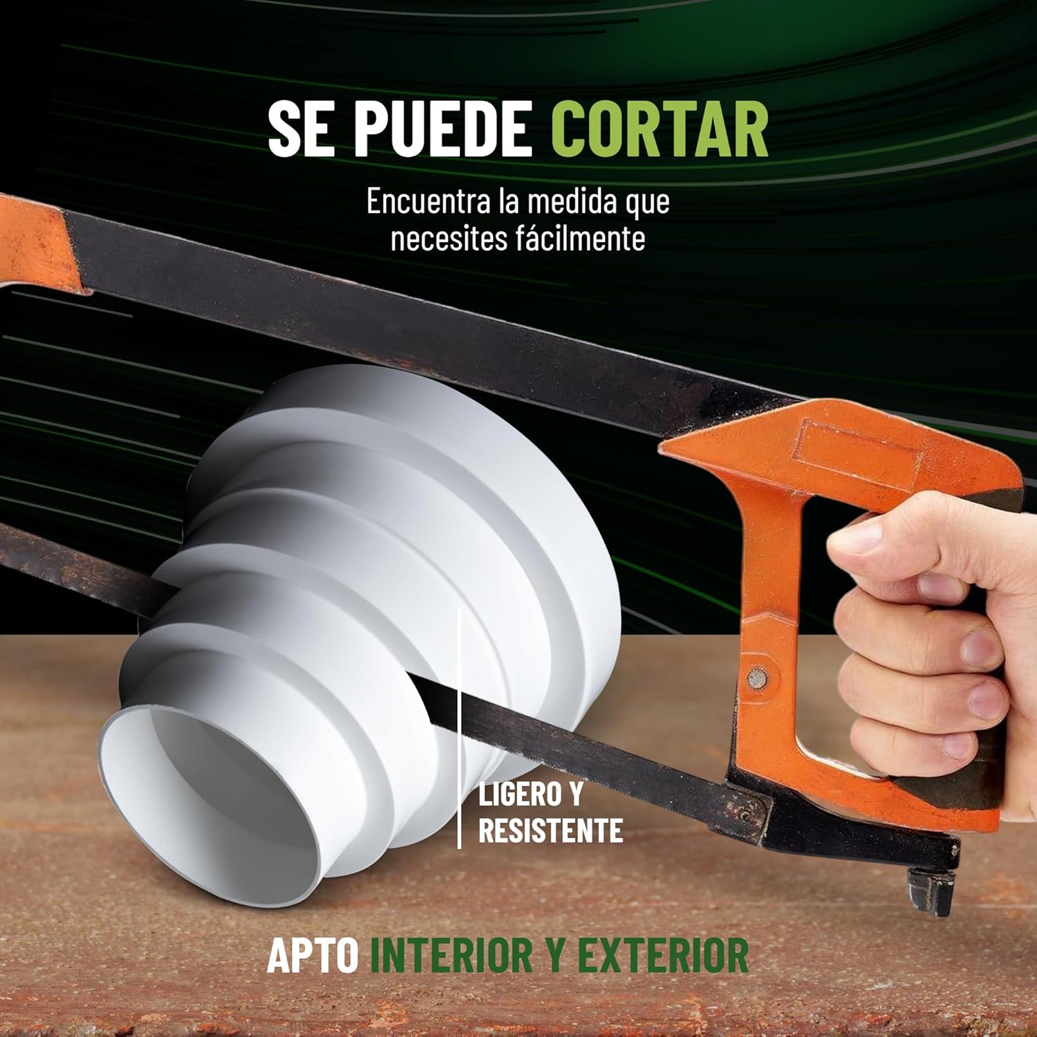 Reductor blanco universal para sistemas de ventilación de Control Garden. · foto 5