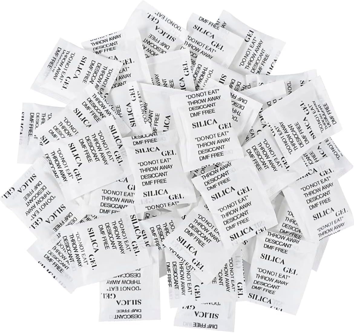 Pack de 50 bolsas de gel de sílice antihumedad de 1 gramo · foto 6