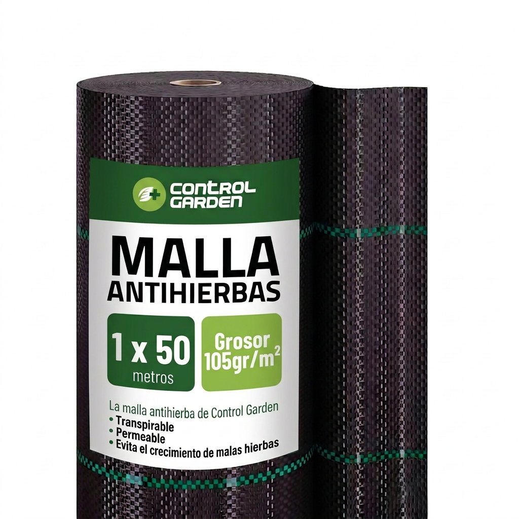 Siatka przeciw chwastom 1 x 50 m 105 gr/m² · Pakiet 1 sztuka