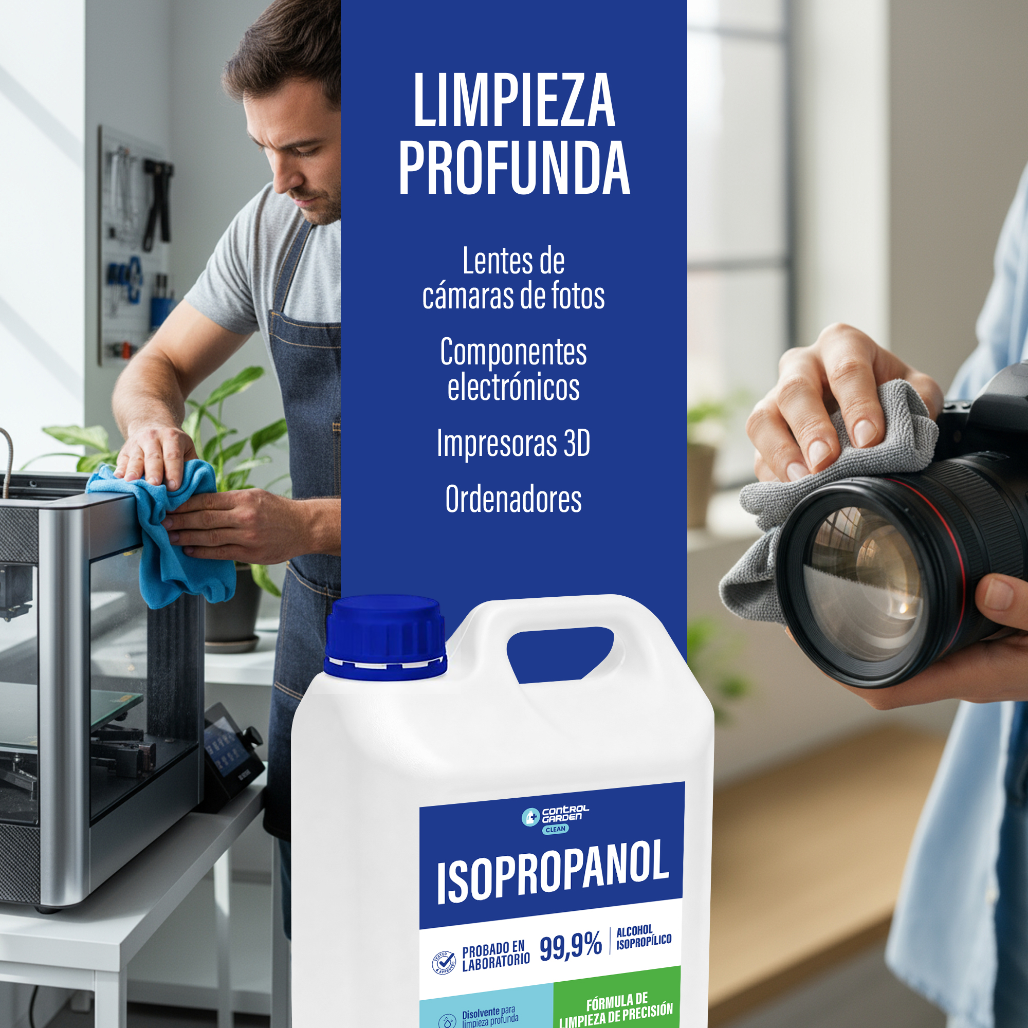 Botella de alcohol isopropílico Control Garden 5 L para limpieza técnica · foto 6