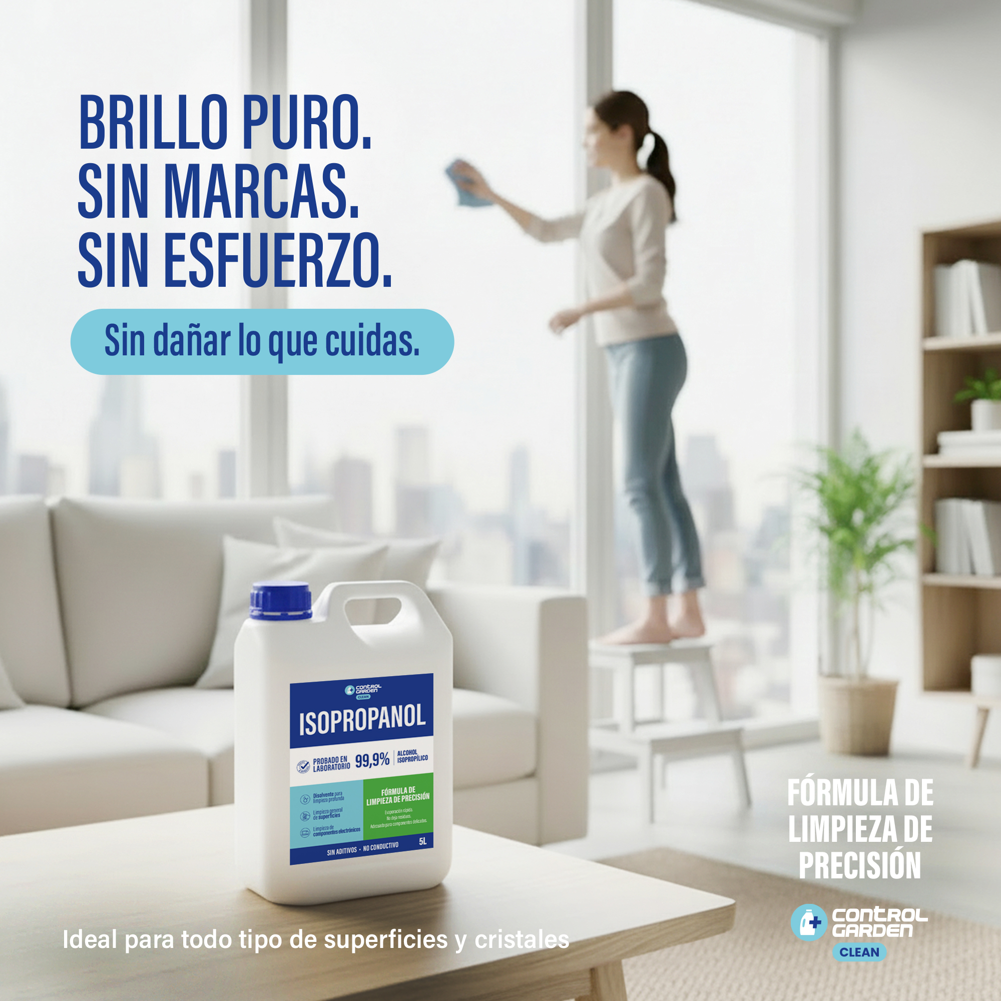 Botella de alcohol isopropílico Control Garden 5 L para limpieza técnica · foto 7