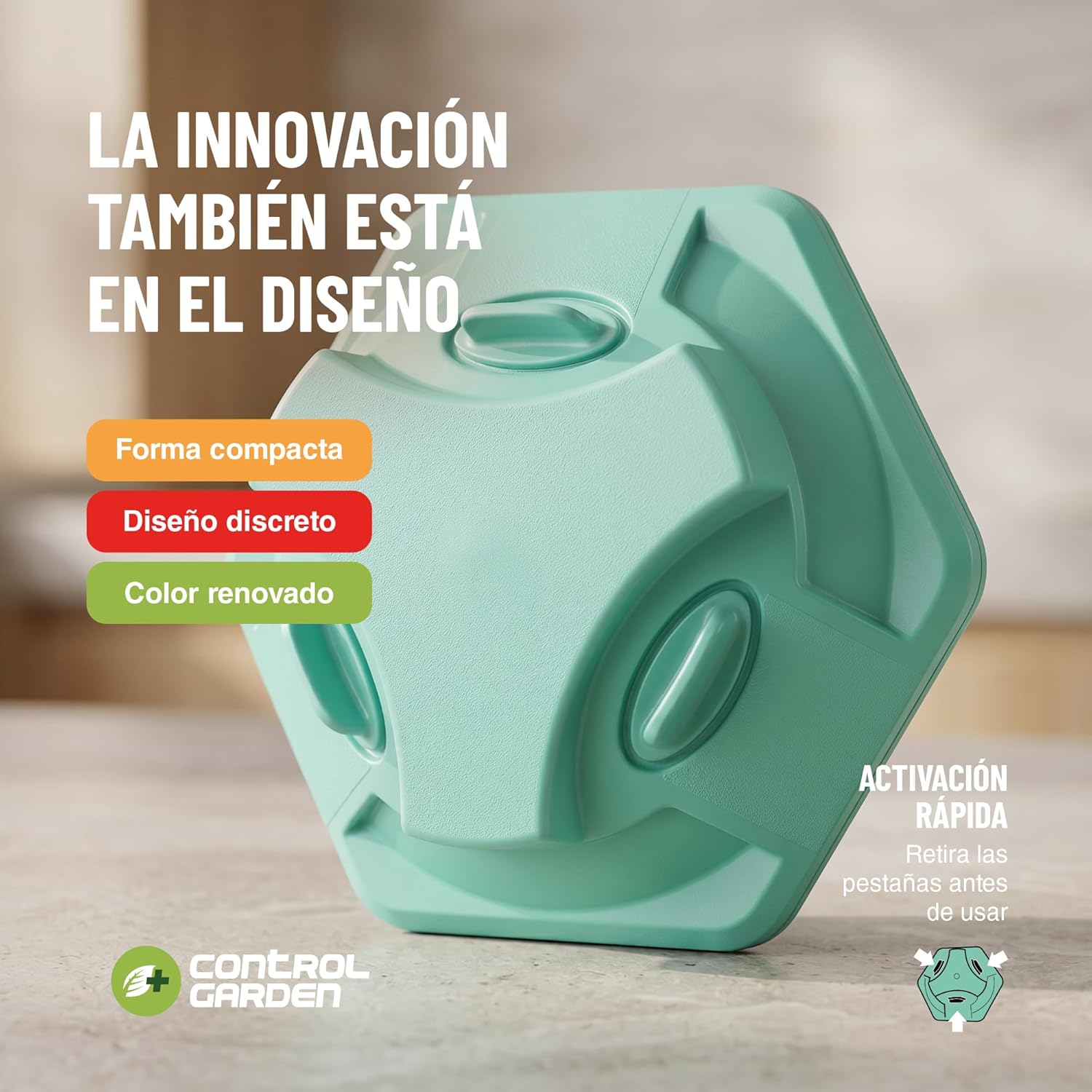 Trampa para hormigas en gel super atrayente de Control Garden, pack de 2 unidades. · foto 4