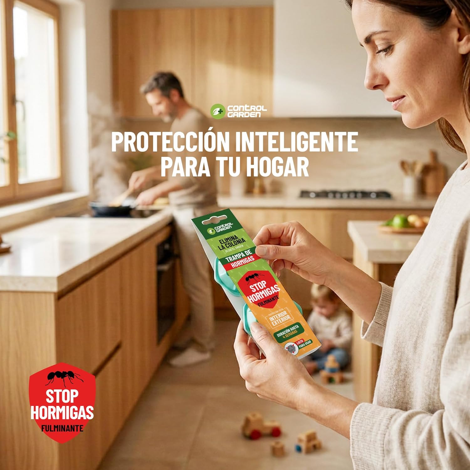 Trampa para hormigas en gel super atrayente de Control Garden, pack de 2 unidades. · foto 6