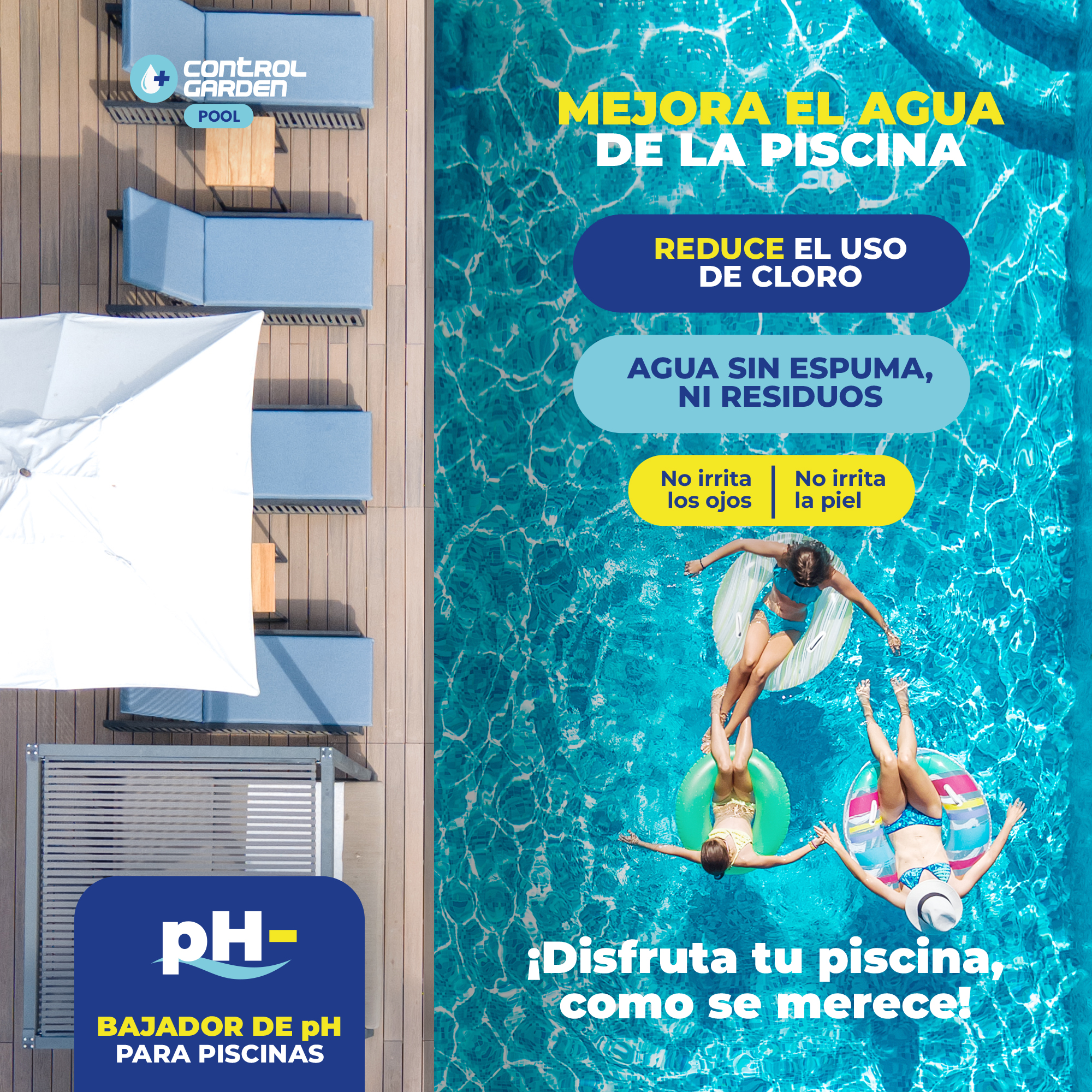 Bajador de pH líquido Control Garden 10 L para piscinas · foto 3